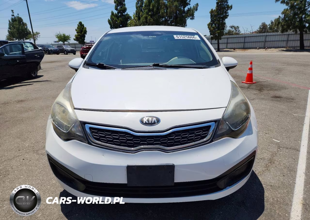2013 Kia Rio Lx VIN:KNADM4A3XD6245975 - 5