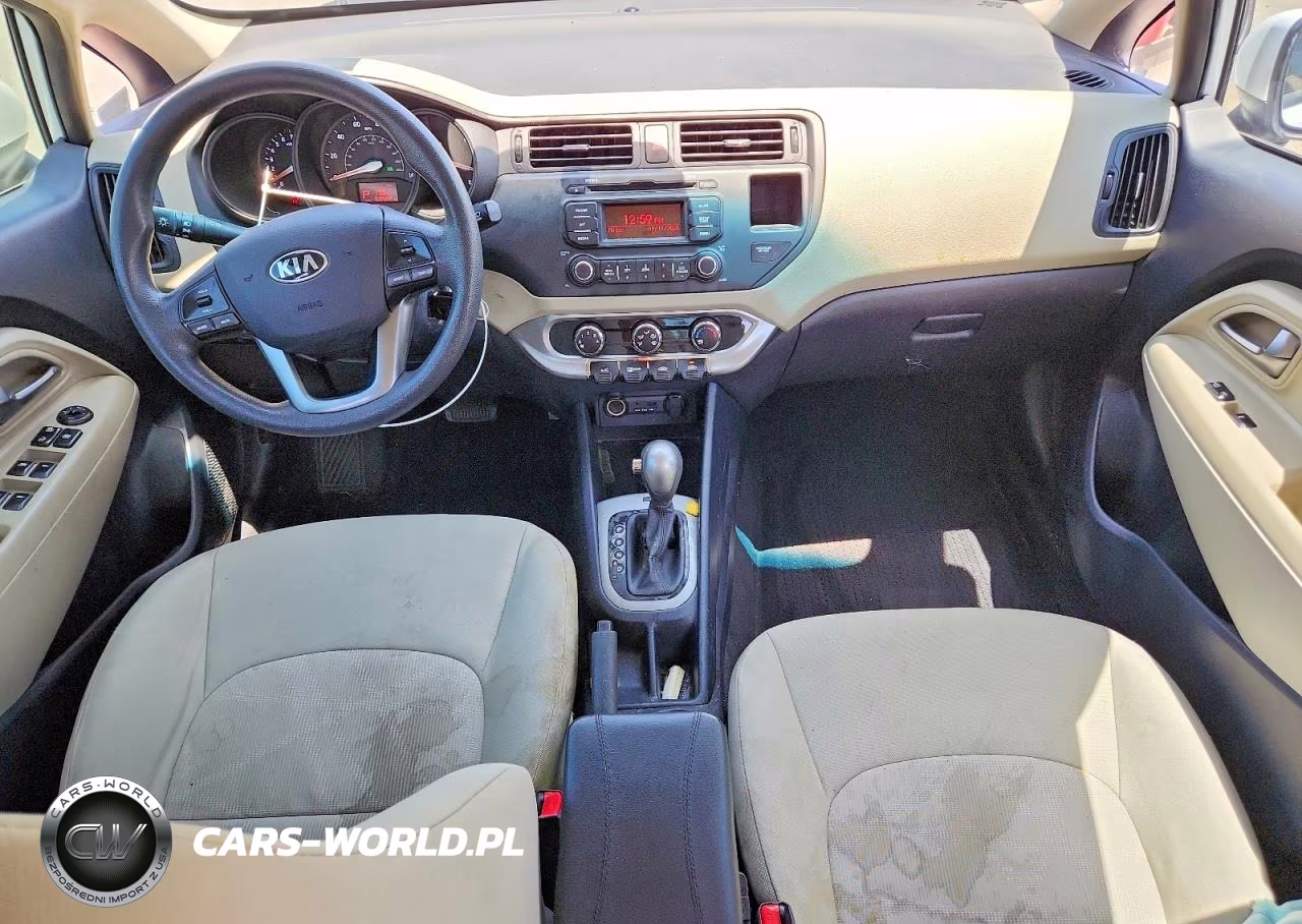 2013 Kia Rio Lx VIN:KNADM4A3XD6245975 - 8