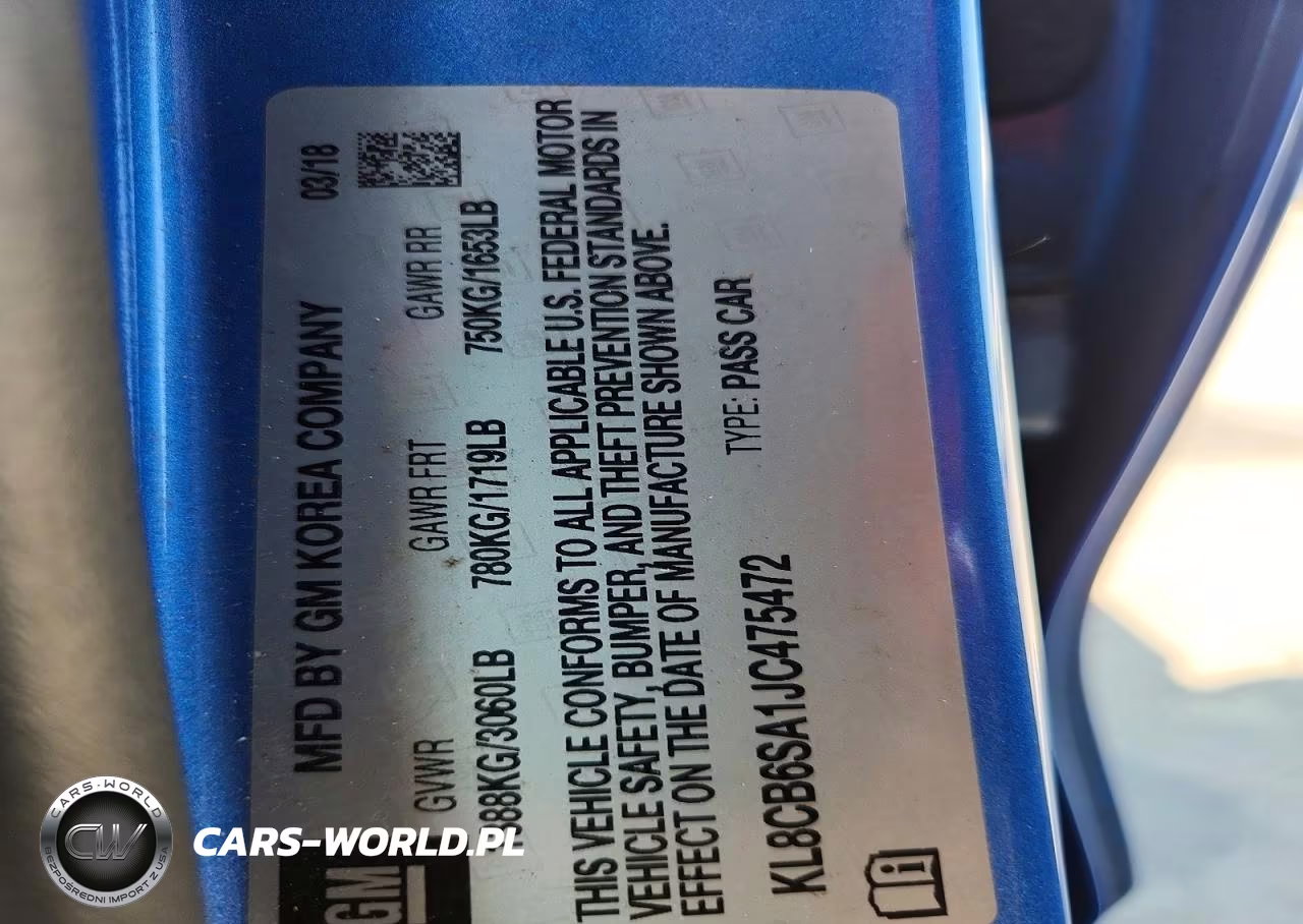 2018 Chevrolet Spark Ls VIN:KL8CB6SA1JC475472 - 12