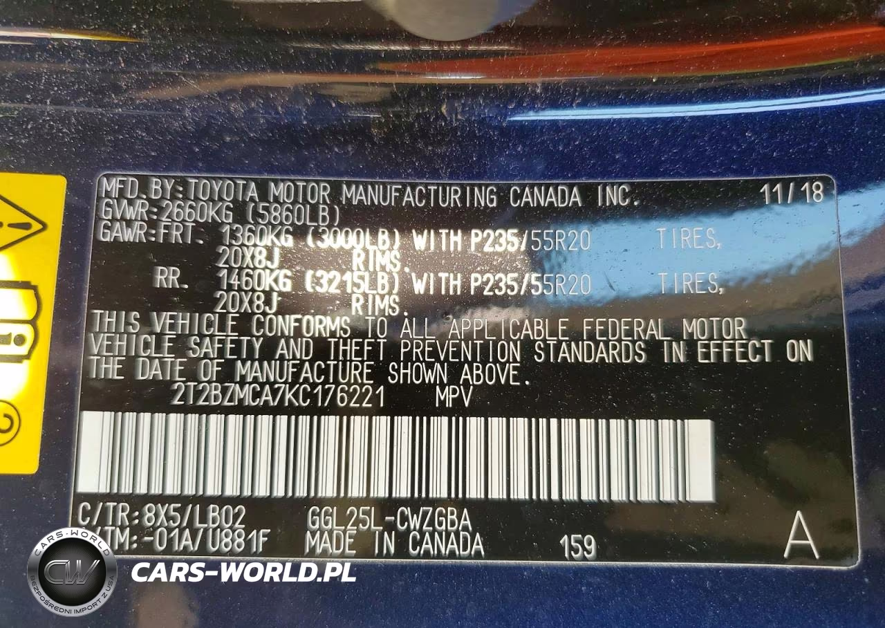 2019 Lexus Rx 350 Base VIN:2T2BZMCA7KC176221 - 13