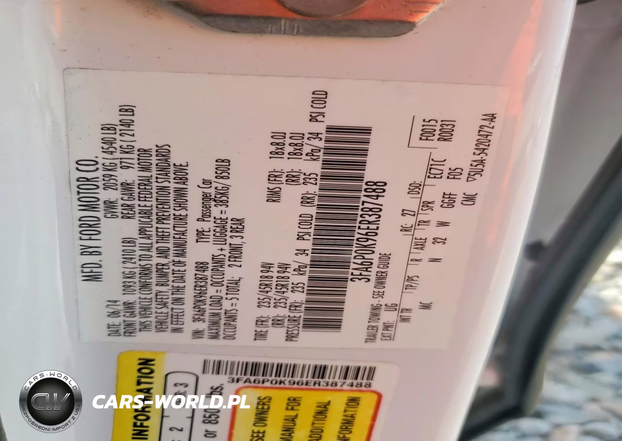 2014 Ford Fusion Titanium VIN:3FA6P0K96ER387488 - 12