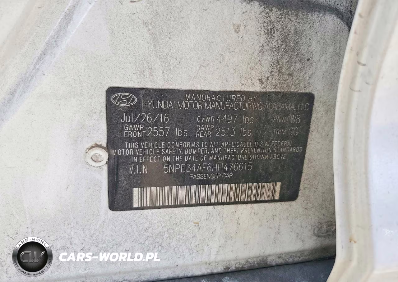 2017 Hyundai Sonata Limited VIN:5NPE34AF6HH476615 - 12