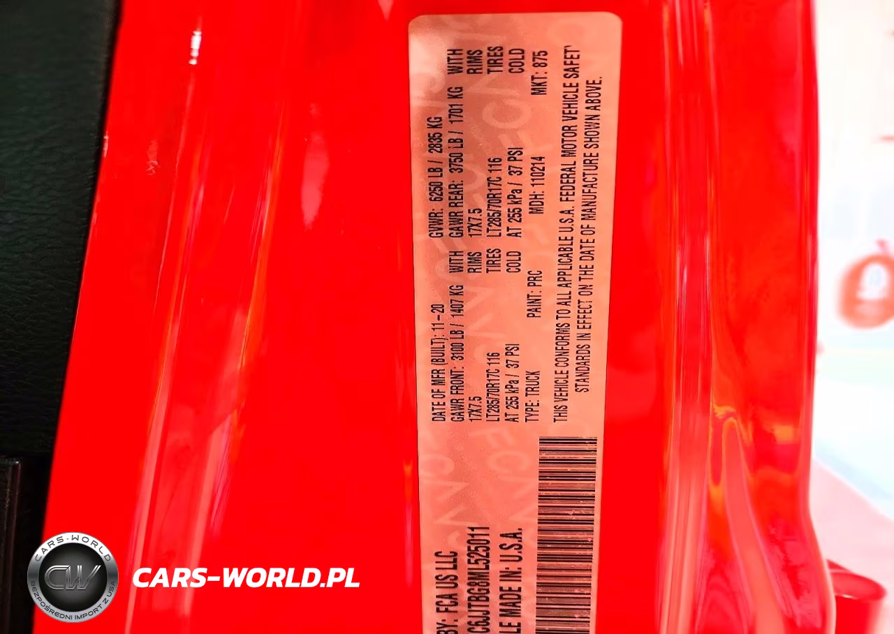 2021 Jeep Gladiator Rubicon VIN:1C6JJTBG8ML525011 - 12