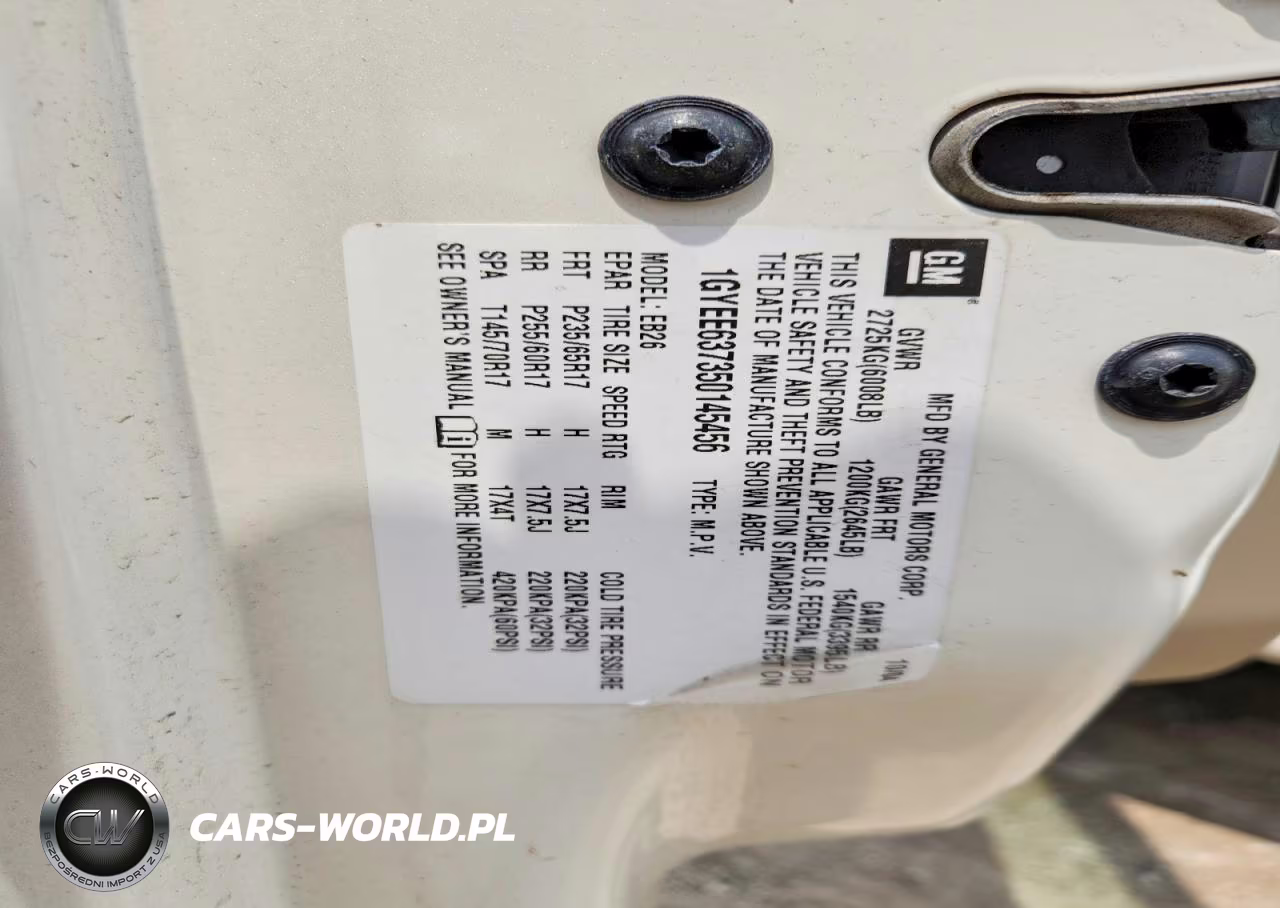 2005 Cadillac Srx VIN:1GYEE637350145456 - 13