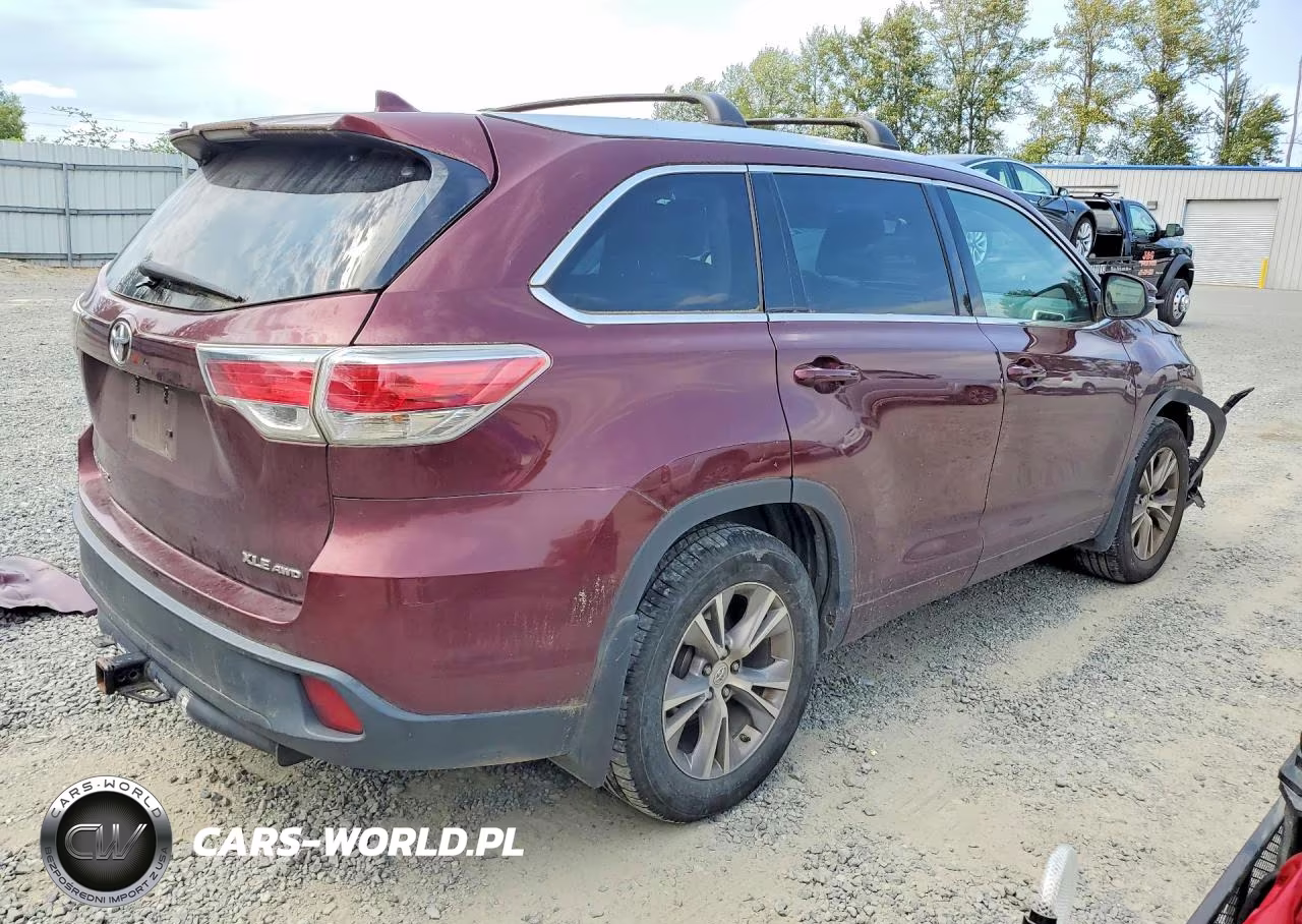 2015 Toyota Highlander Xle VIN:5TDJKRFH6FS209023 - 3