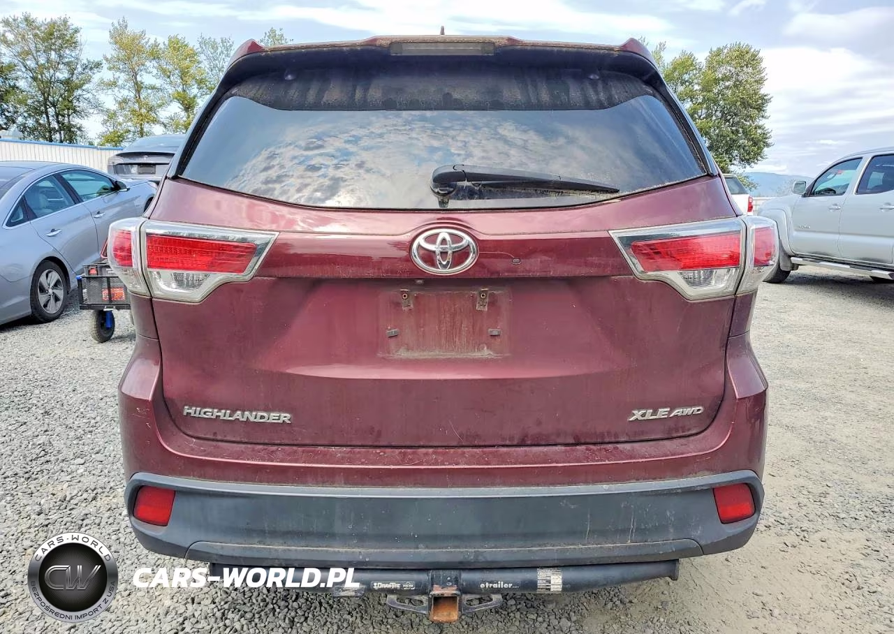 2015 Toyota Highlander Xle VIN:5TDJKRFH6FS209023 - 6