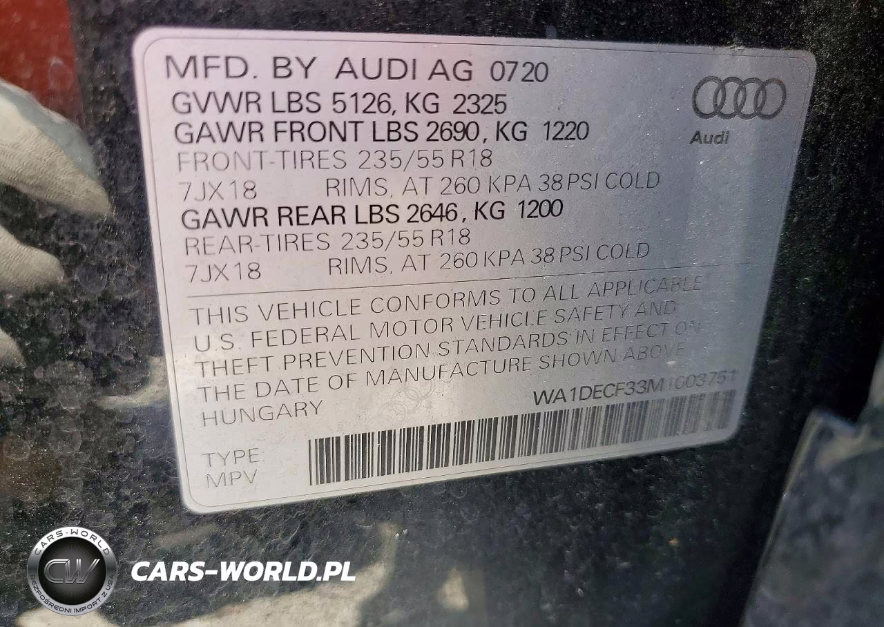 2021 Audi Q3 Premium S Line 45 VIN:WA1DECF33M1003751 - 14