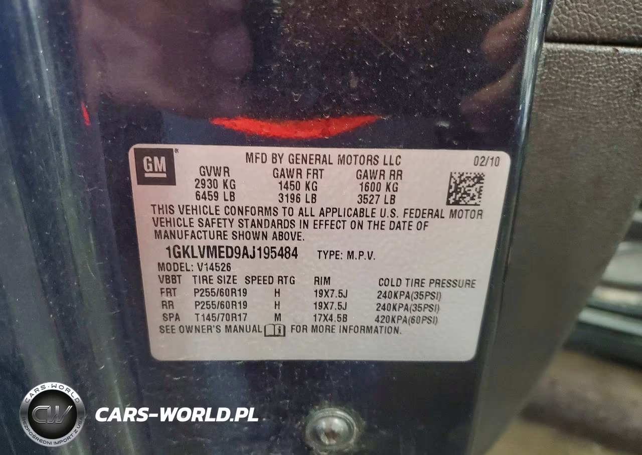 2010 GMC Acadia Slt-1 VIN:1GKLVMED9AJ195484 - 13