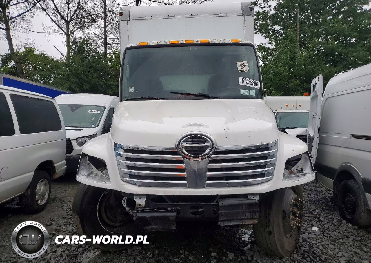 2013 Hino 258-268 Box Truck VIN:5PVNJ8JV1D4S54178 - 5