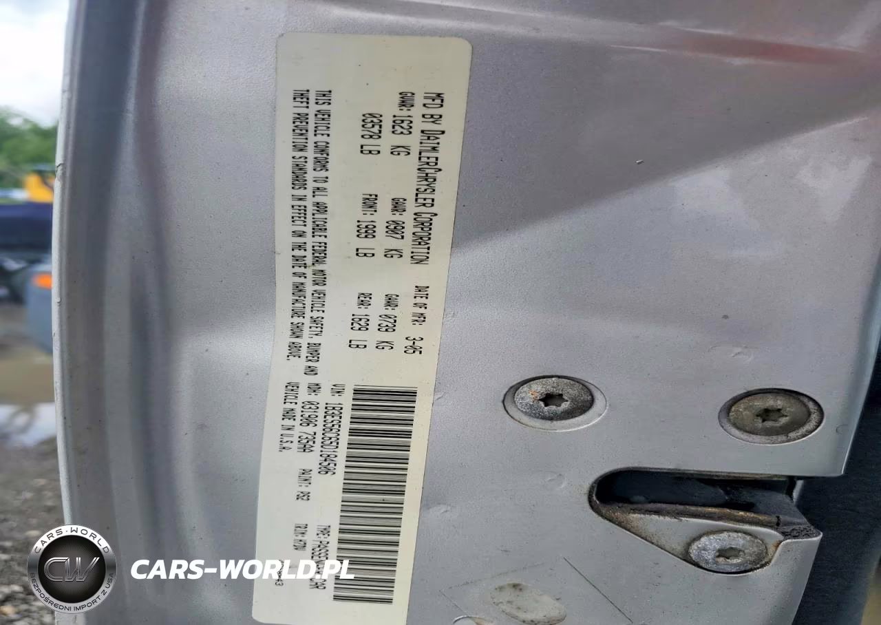 2005 Dodge Neon Sxt VIN:1B3ES56C65D184506 - 12