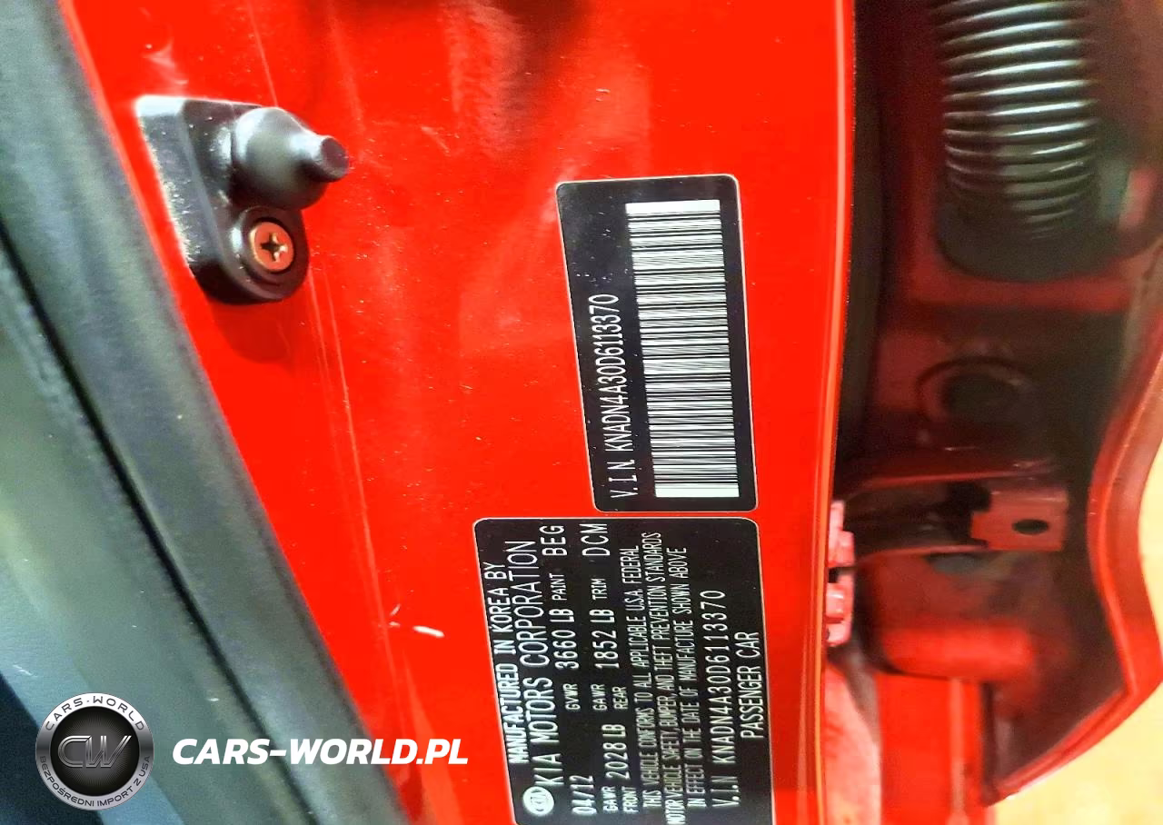 2013 Kia Rio Ex VIN:KNADN4A30D6113370 - 13