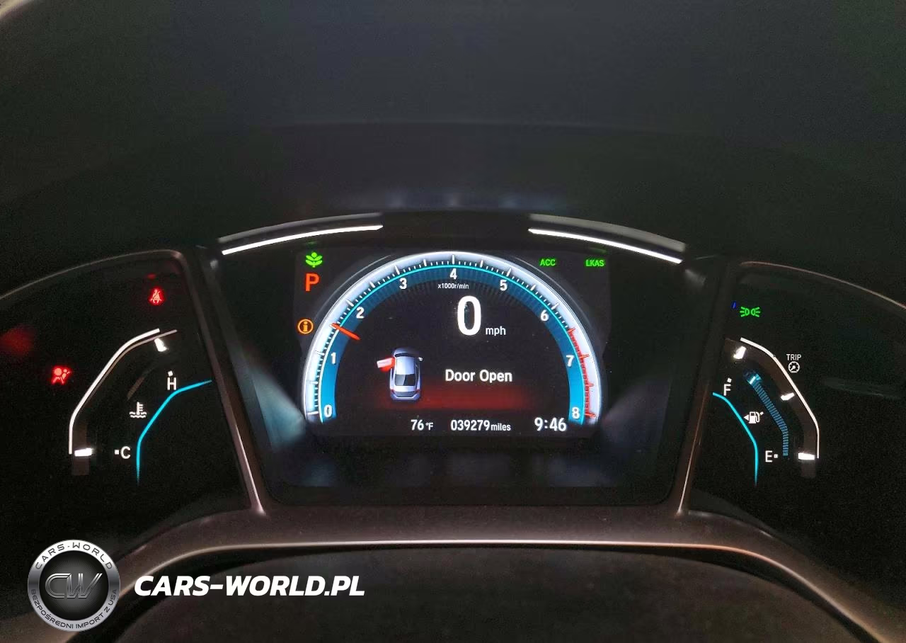 2020 Honda Civic Ex VIN:2HGFC1F30LH681562 - 9