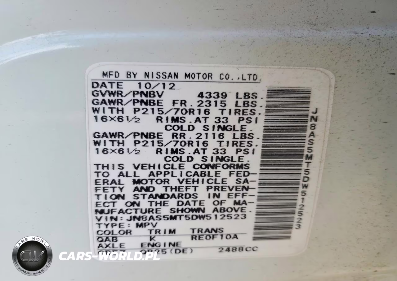 2013 Nissan Rogue S VIN:JN8AS5MT5DW512523 - 13