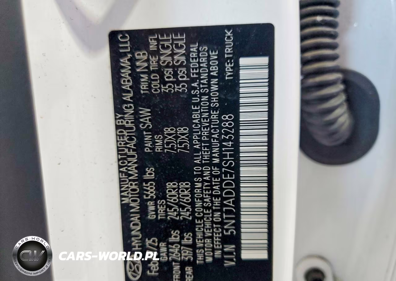 2025 Hyundai Santa Cruz Se VIN:5NTJADDE7SH143288 - 12