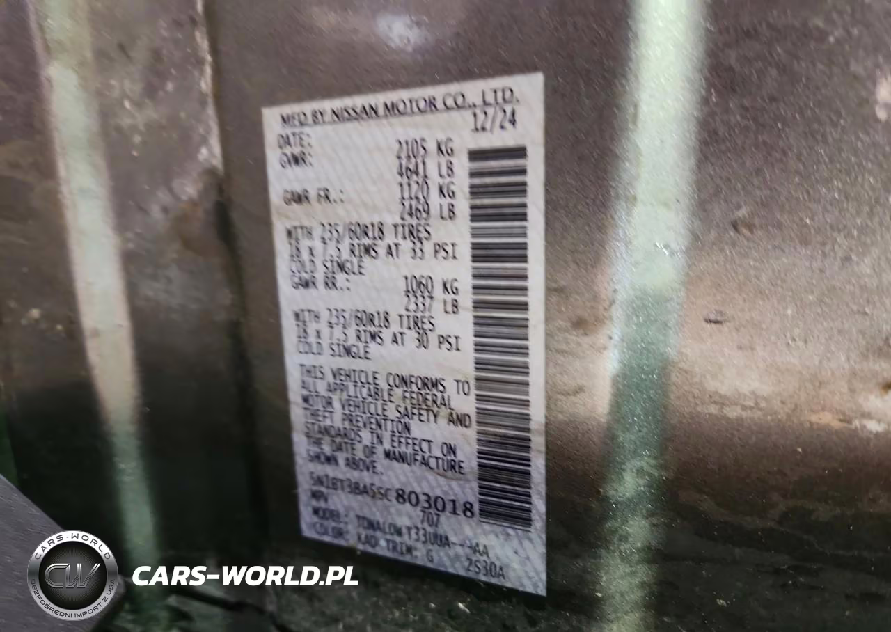 2025 Nissan Rogue Sv VIN:5N1BT3BA5SC803018 - 14