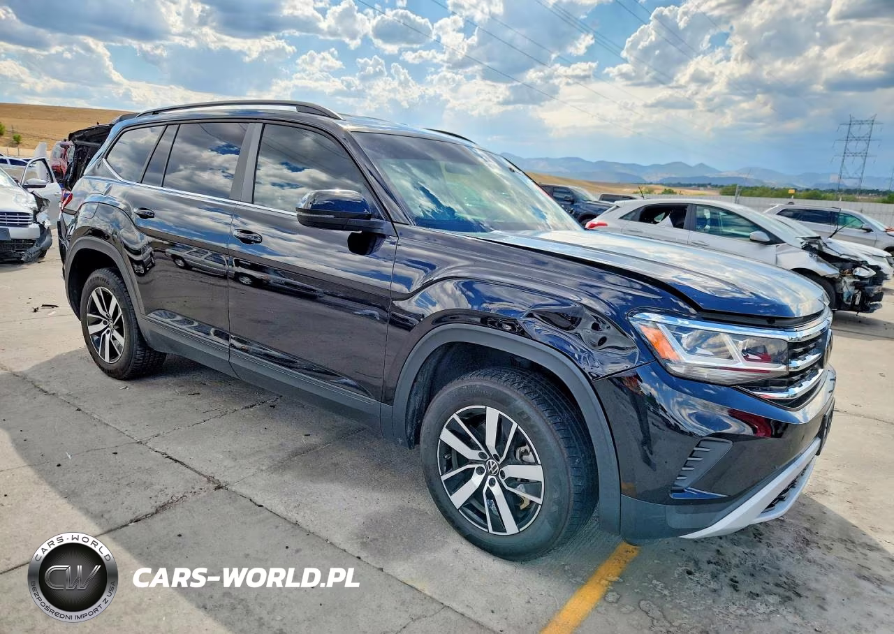 2021 Volkswagen Atlas Se VIN:1V2DP2CA8MC607327 - 4