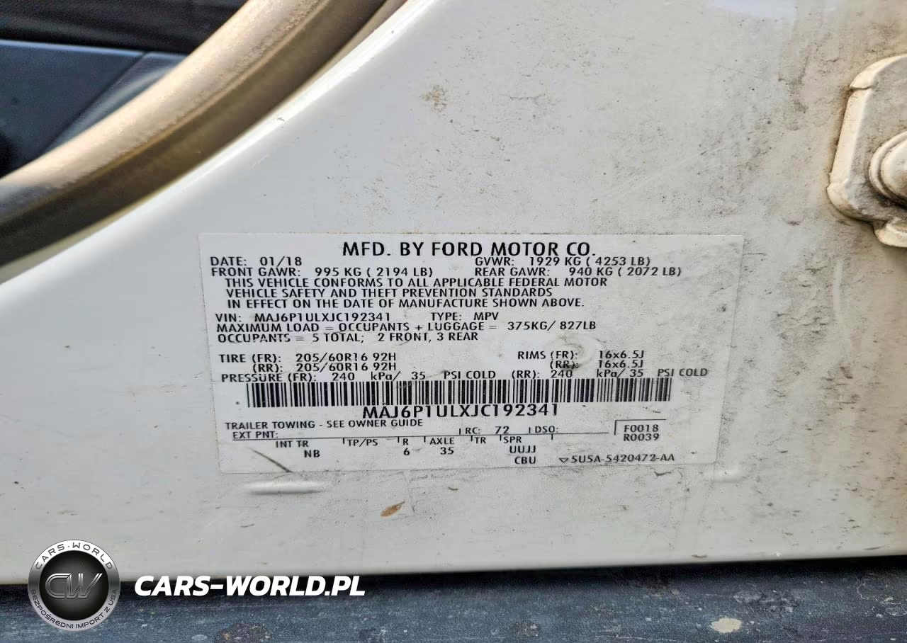 2018 Ford Ecosport Se VIN:MAJ6P1ULXJC192341 - 12