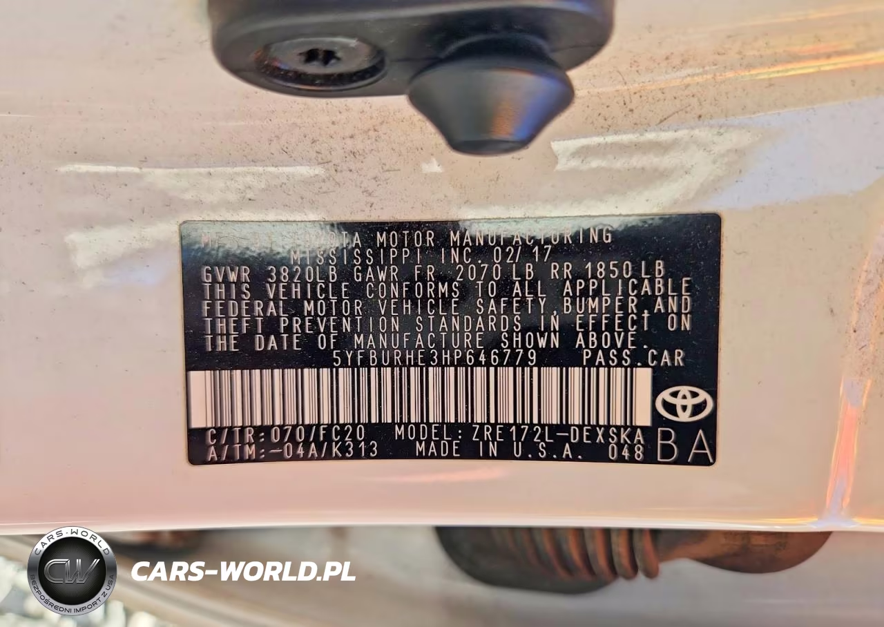 2017 Toyota Corolla 50Th Anniversary Special Edition VIN:5YFBURHE3HP646779 - 12