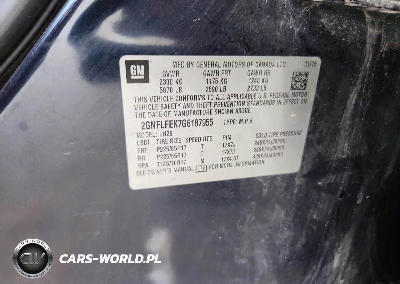 2016 Chevrolet Equinox Lt VIN:2GNFLFEK7G6187955 - 13