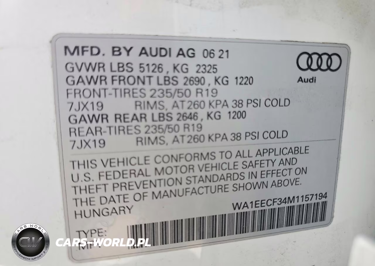 2021 Audi Q3 Premium Plus S Line 45 VIN:WA1EECF34M1157194 - 14