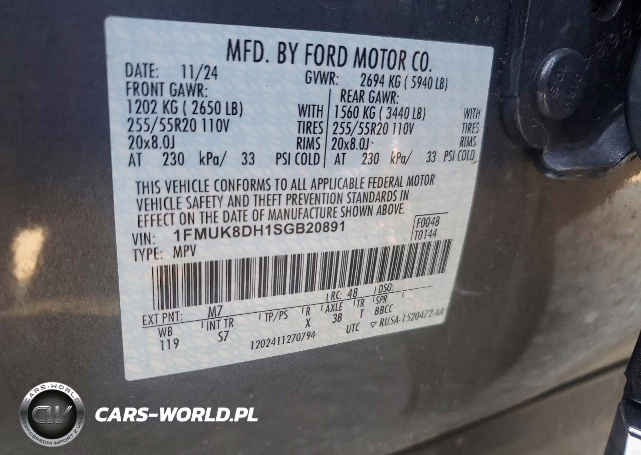 2025 Ford Explorer Active VIN:1FMUK8DH1SGB20891 - 13