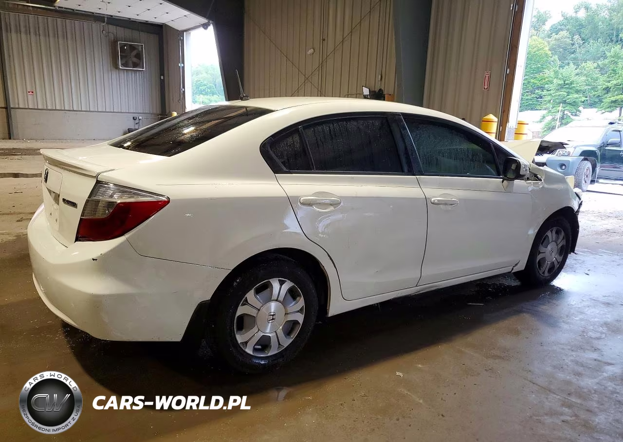 2012 Honda Civic Hybrid L VIN:JHMFB4F32CS007293 - 3
