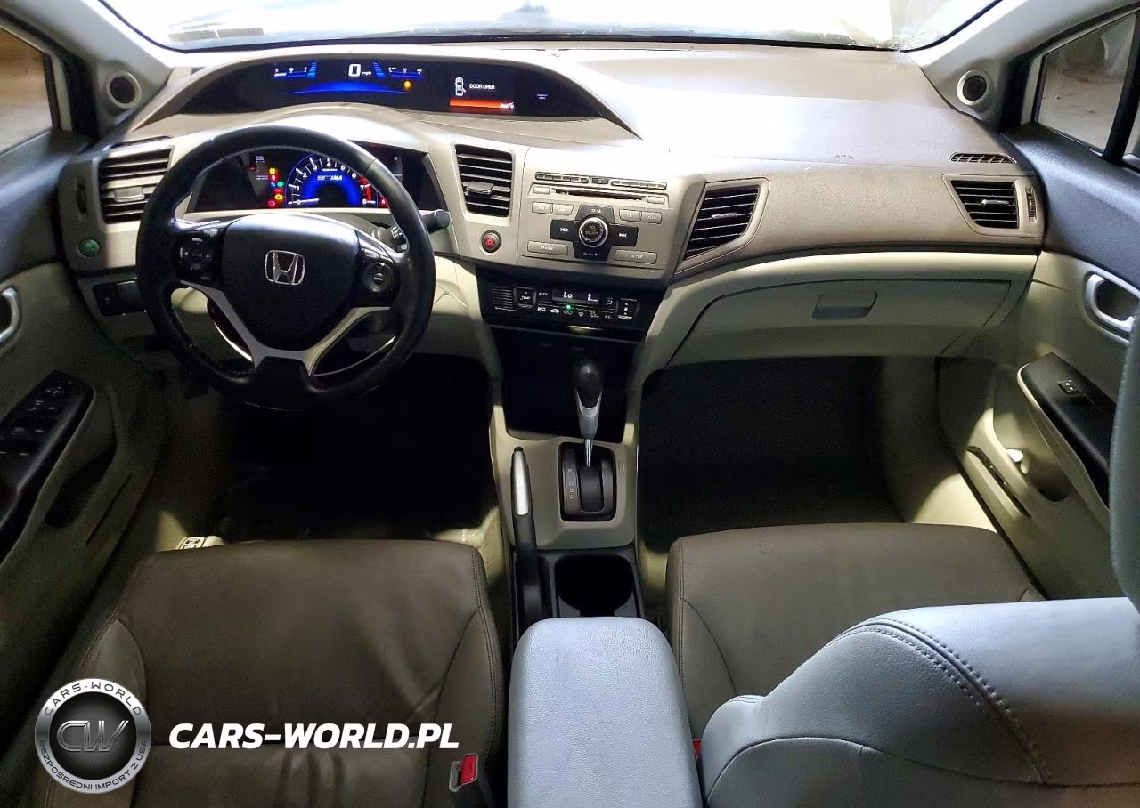 2012 Honda Civic Hybrid L VIN:JHMFB4F32CS007293 - 8
