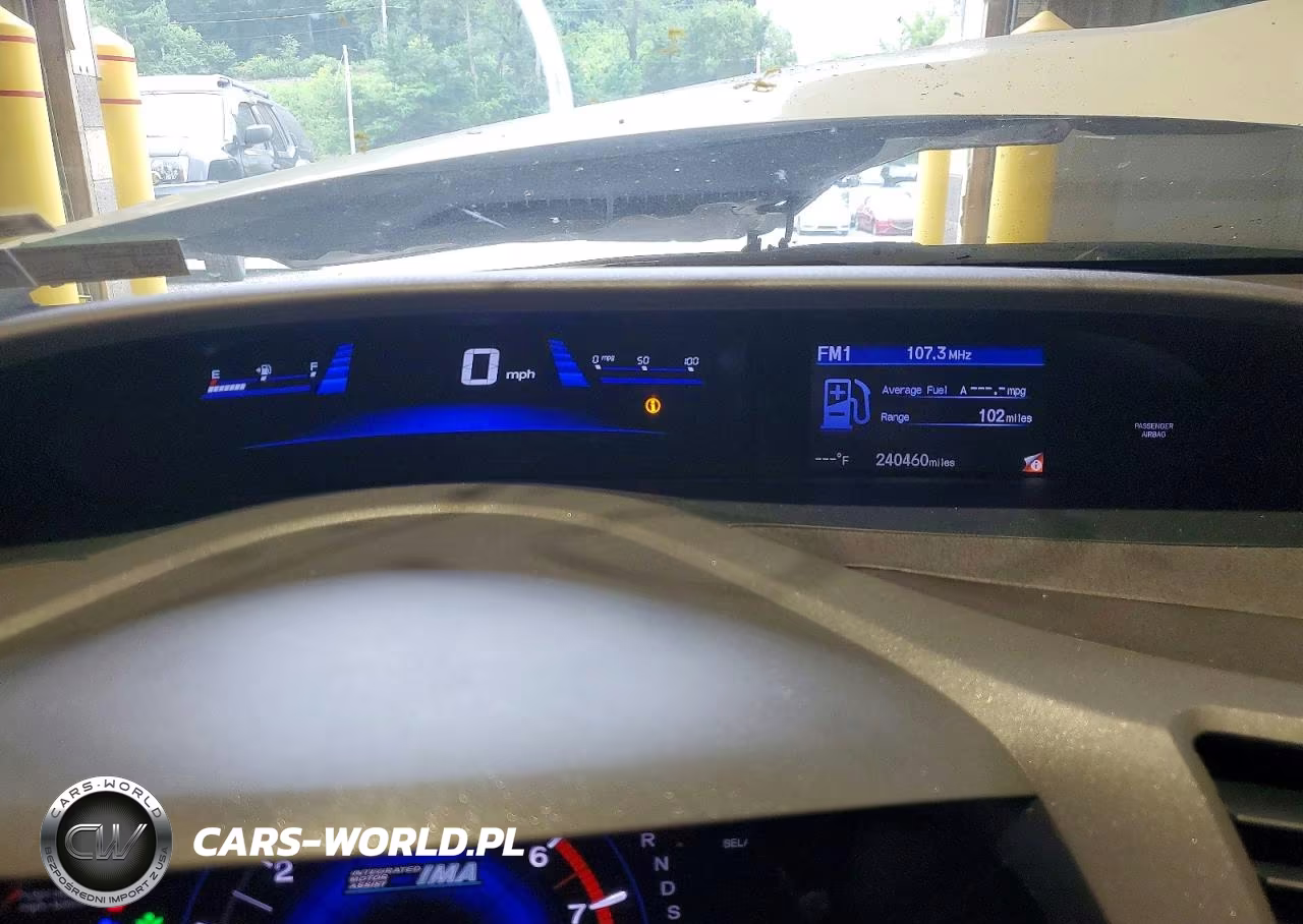 2012 Honda Civic Hybrid L VIN:JHMFB4F32CS007293 - 9