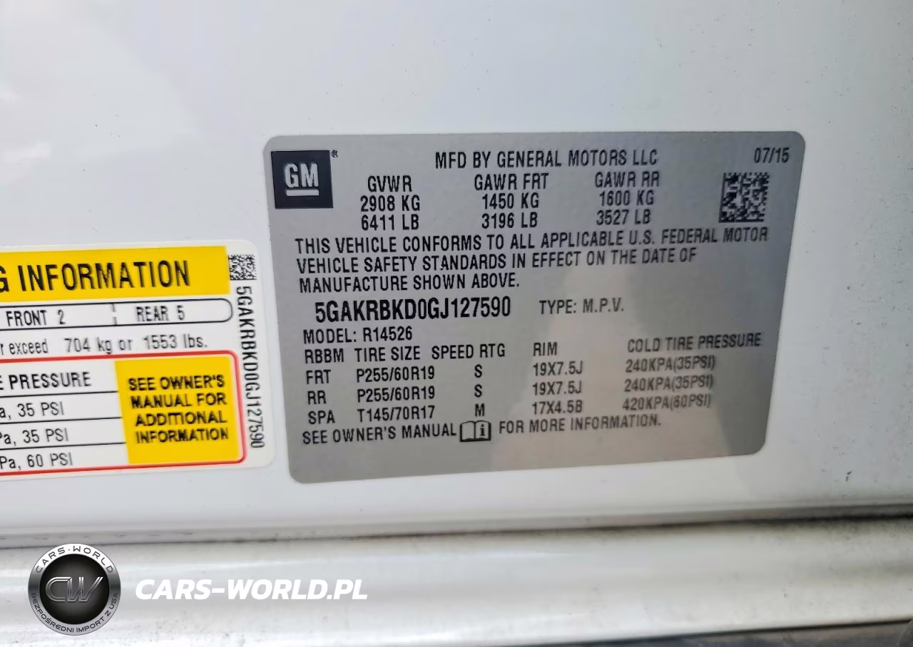 2016 Buick Enclave VIN:5GAKRBKD0GJ127590 - 13