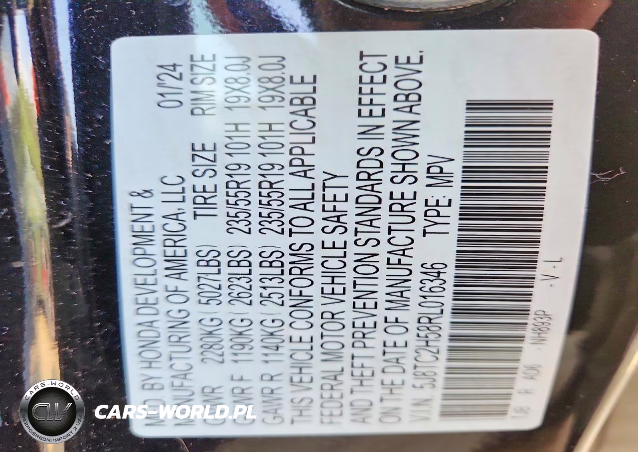 2024 Acura Rdx Technology VIN:5J8TC2H58RL016346 - 13
