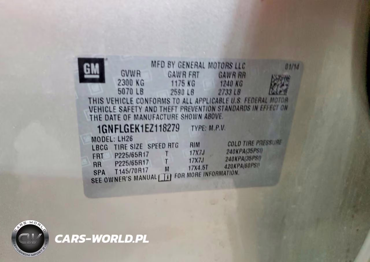 2014 Chevrolet Equinox Lt VIN:1GNFLGEK1EZ118279 - 13