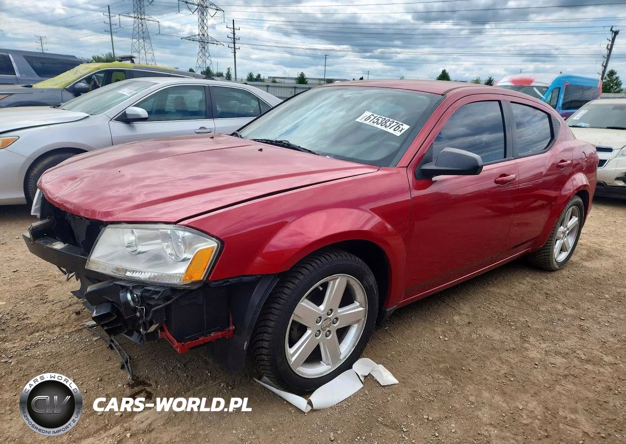 2013 Dodge Avenger Se VIN:1C3CDZAB9DN534214 - 1