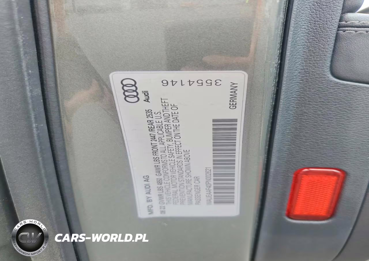 2023 Audi A4 Premium Plus 45 VIN:WAUEAAF40PN002621 - 12