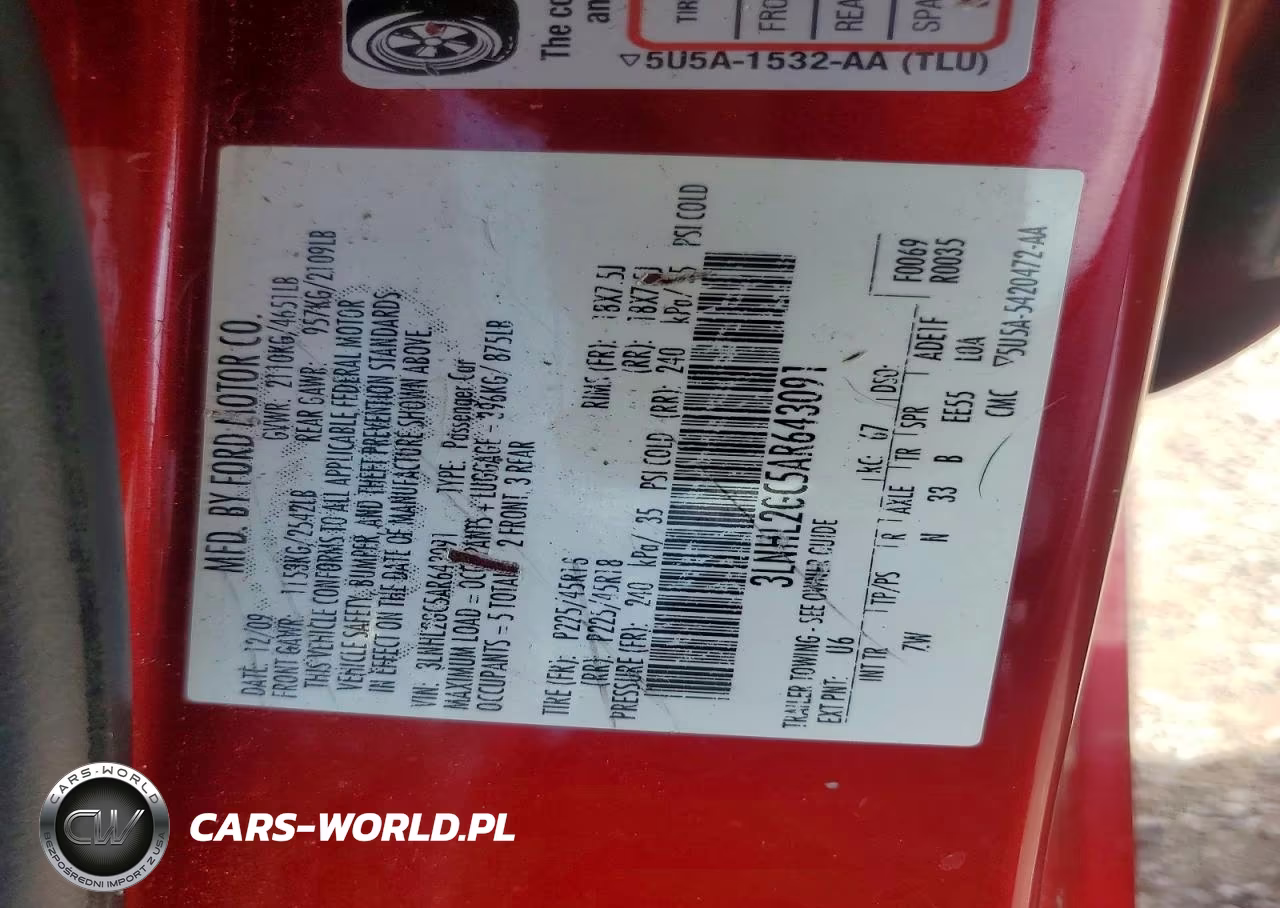 2010 Lincoln Mkz VIN:3LNHL2GC5AR643091 - 12
