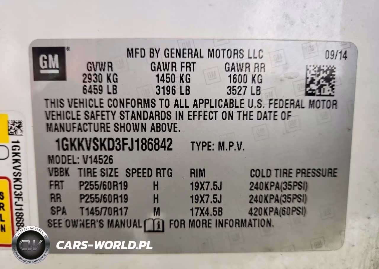 2015 GMC Acadia Slt-2 VIN:1GKKVSKD3FJ186842 - 13