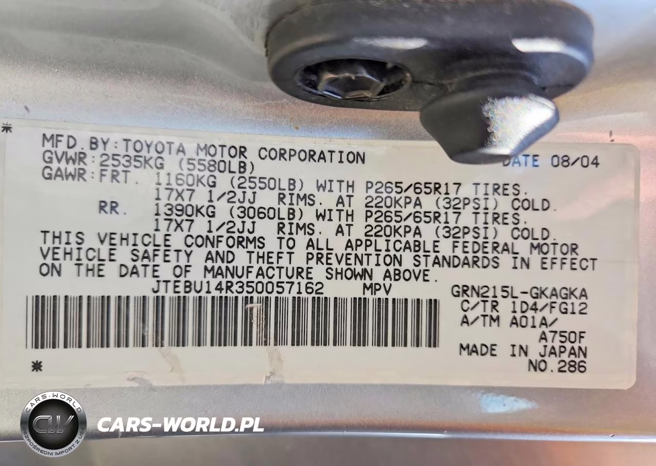 2005 Toyota 4Runner Sr5 VIN:JTEBU14R350057162 - 13