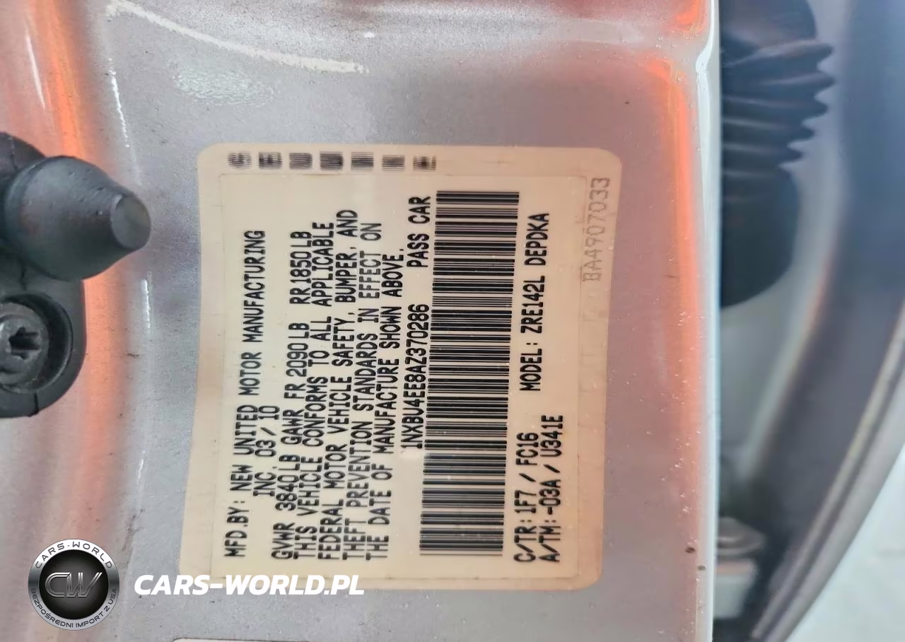 2010 Toyota Corolla Le VIN:1NXBU4EE8AZ370286 - 12