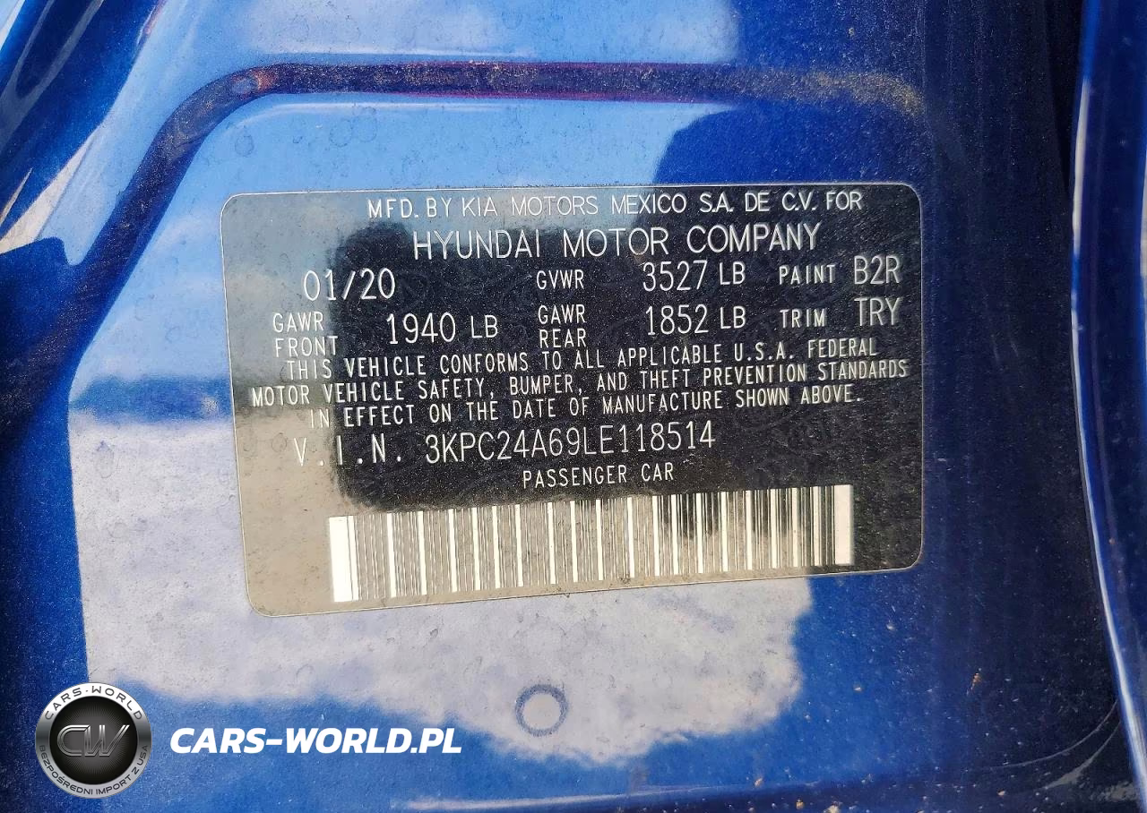 2020 Hyundai Accent Se VIN:3KPC24A69LE118514 - 12