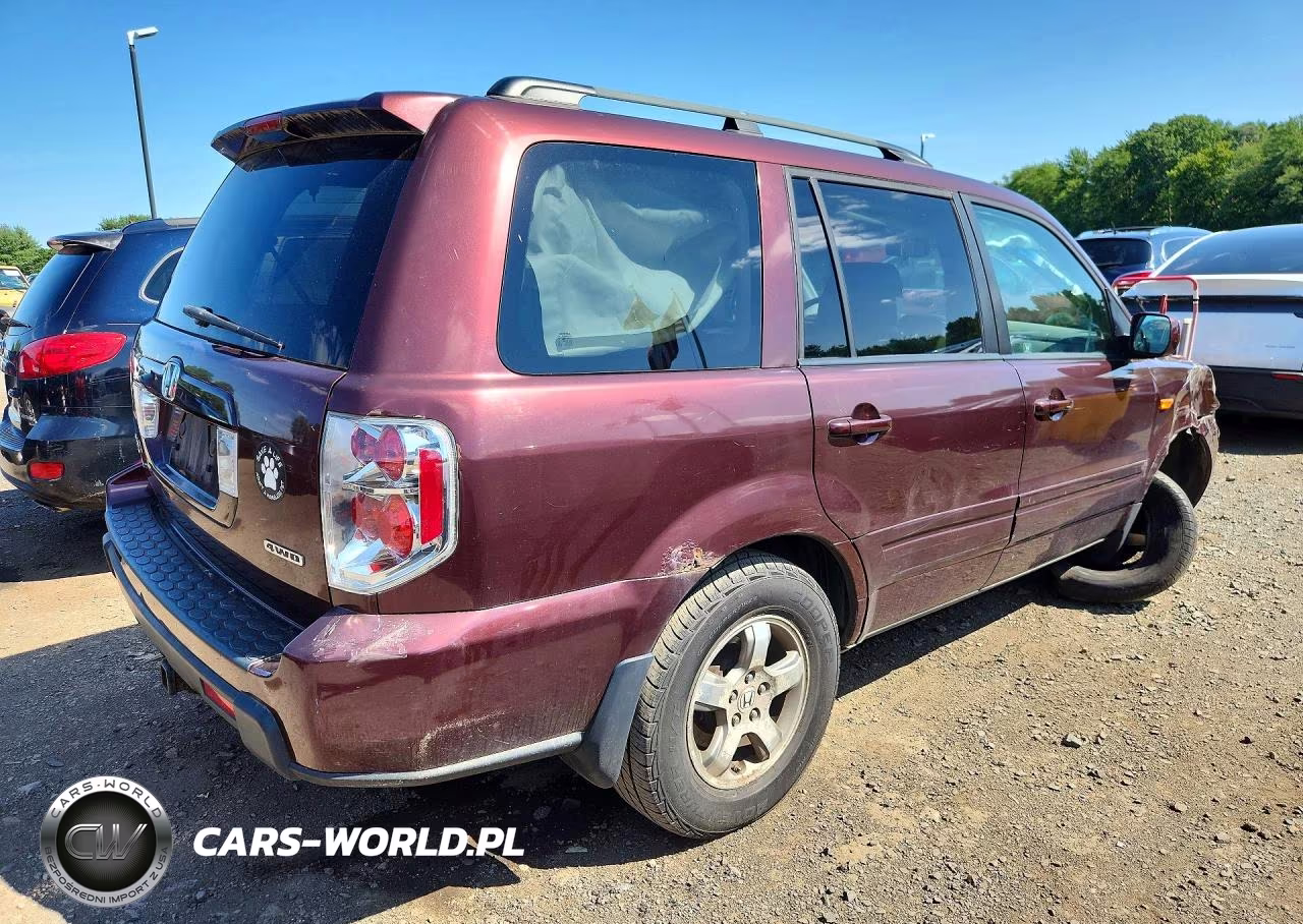 2007 Honda Pilot Exl VIN:2HKYF18517H520910 - 3