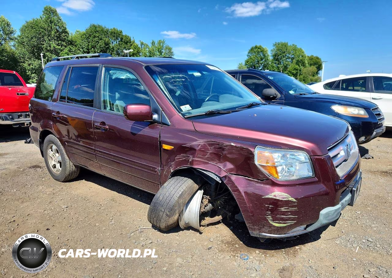 2007 Honda Pilot Exl VIN:2HKYF18517H520910 - 4