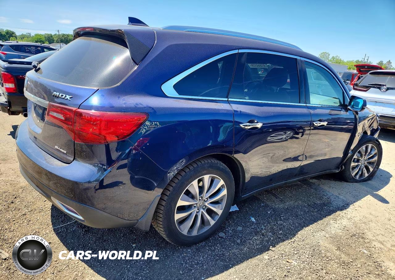 2014 Acura Mdx Technology VIN:5FRYD4H48EB034703 - 3