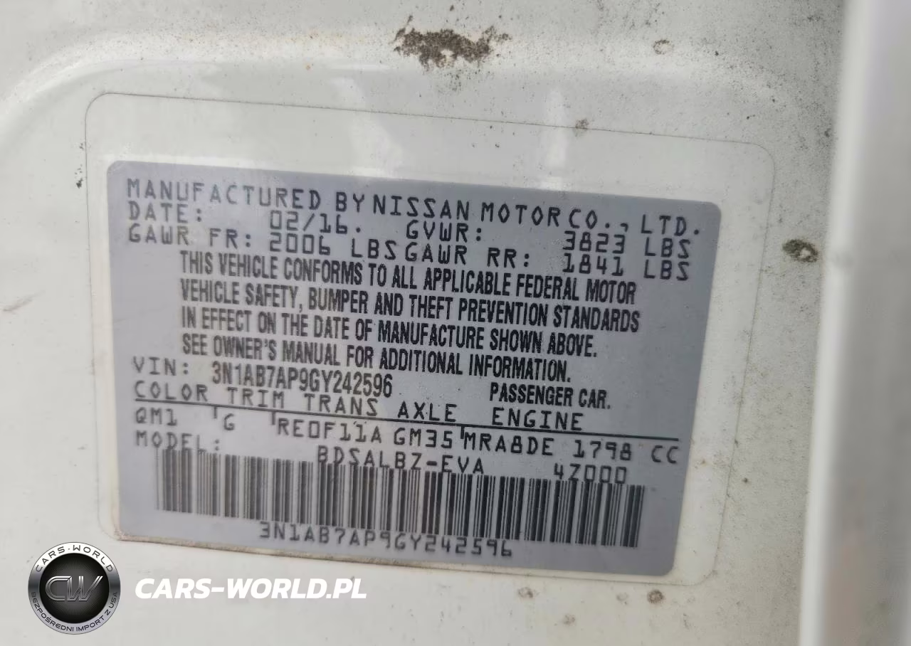2016 Nissan Sentra S VIN:3N1AB7AP9GY242596 - 12
