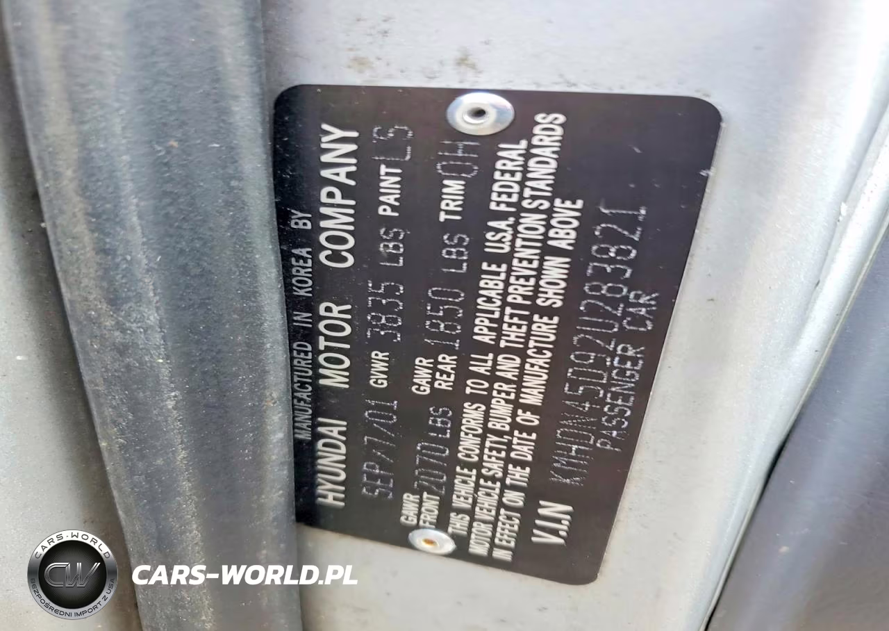 2002 Hyundai Elantra Gls VIN:KMHDN45D92U283821 - 12