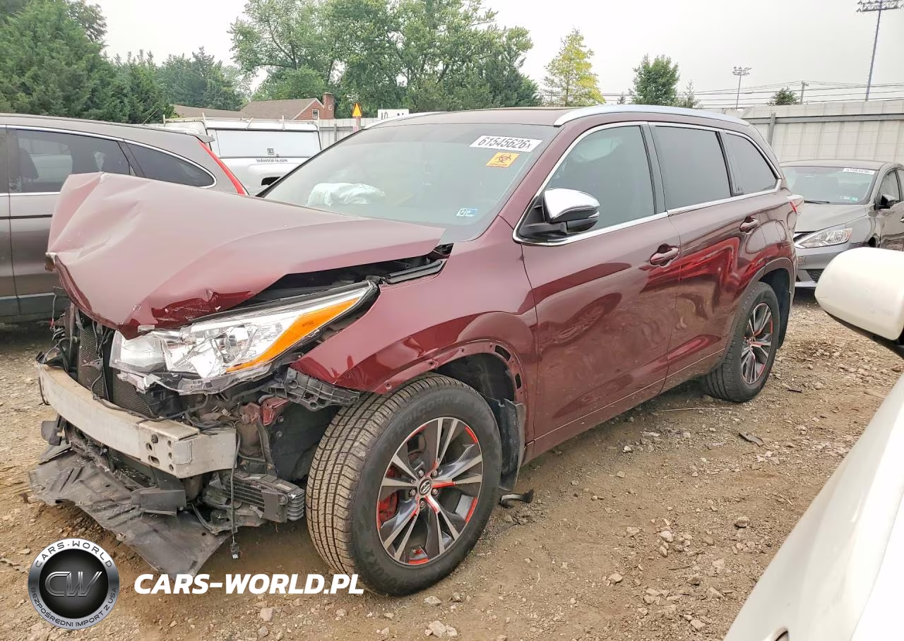 2016 Toyota Highlander Xle – zdjęcie 1 z 12