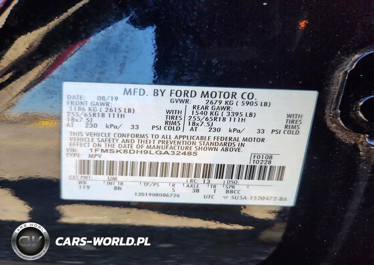 2020 Ford Explorer Xlt VIN:1FMSK8DH9LGA32485 - 14