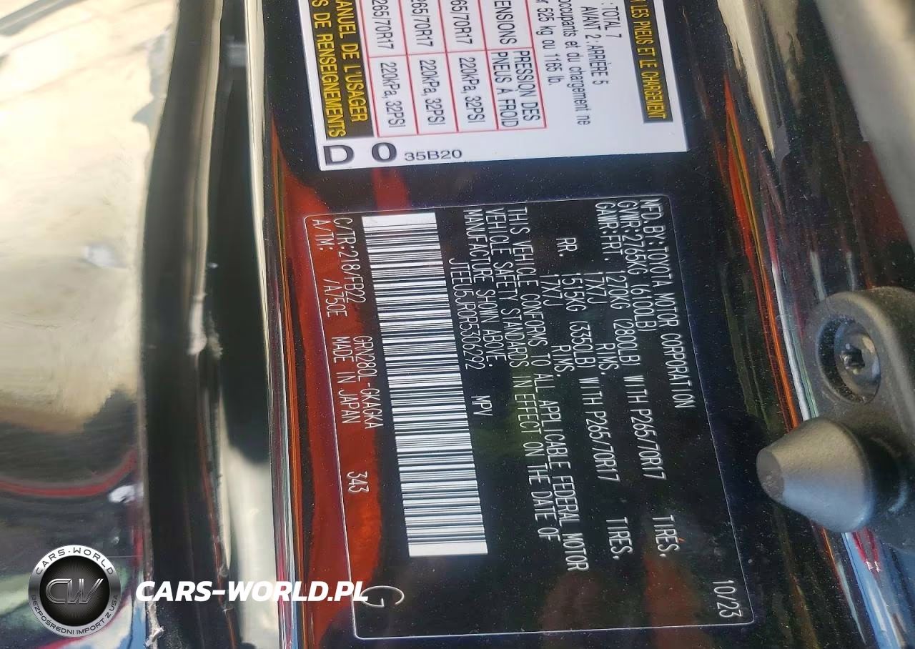 2024 Toyota 4Runner Sr5 VIN:JTEEU5JR0R5306292 - 13