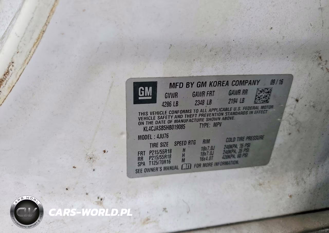 2017 Buick Encore Preferred VIN:KL4CJASB5HB019085 - 13