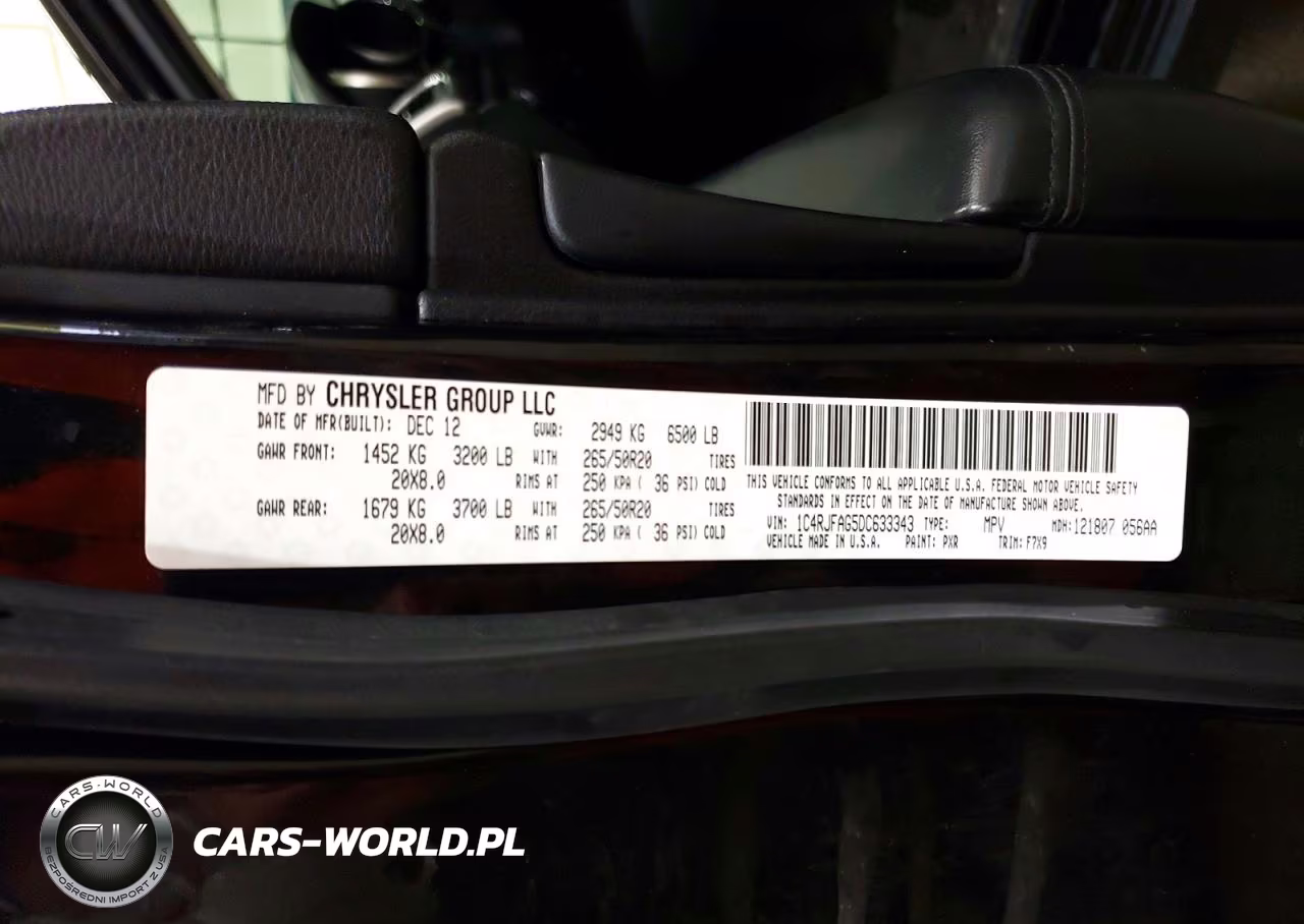2013 Jeep Grand Cherokee Laredo VIN:1C4RJFAG5DC633343 - 13