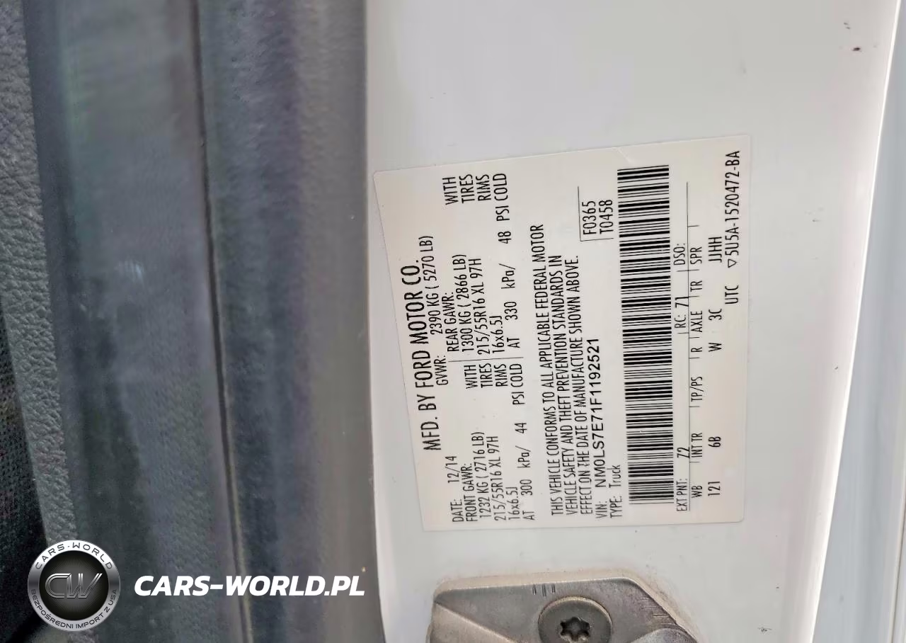 2015 Ford Transit Connect Xl VIN:NM0LS7E71F1192521 - 13