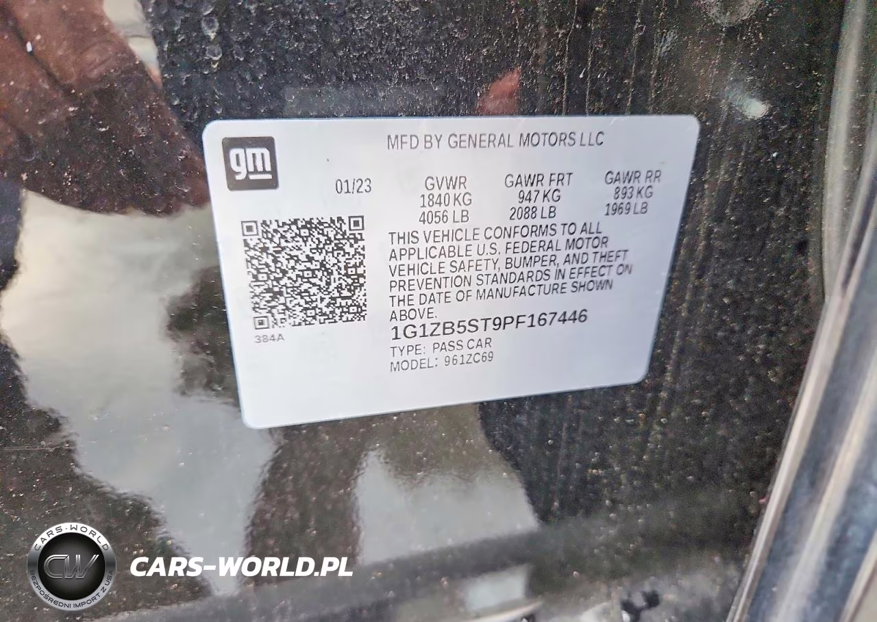 2023 Chevrolet Malibu Ls VIN:1G1ZB5ST9PF167446 - 13